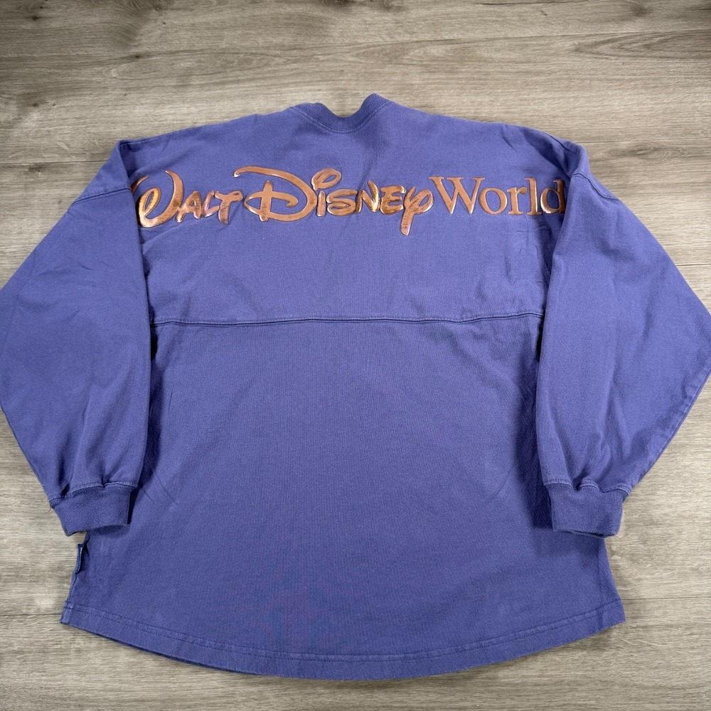 Walt Disney World Spirit Jersey Size M Castle 50th Anniversary Purple Shirt